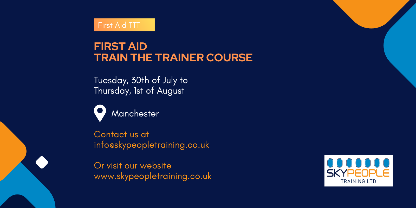 First Aid Teach the Trainer Course