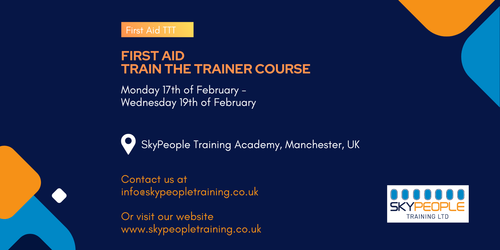 First Aid Teach the Trainer Course